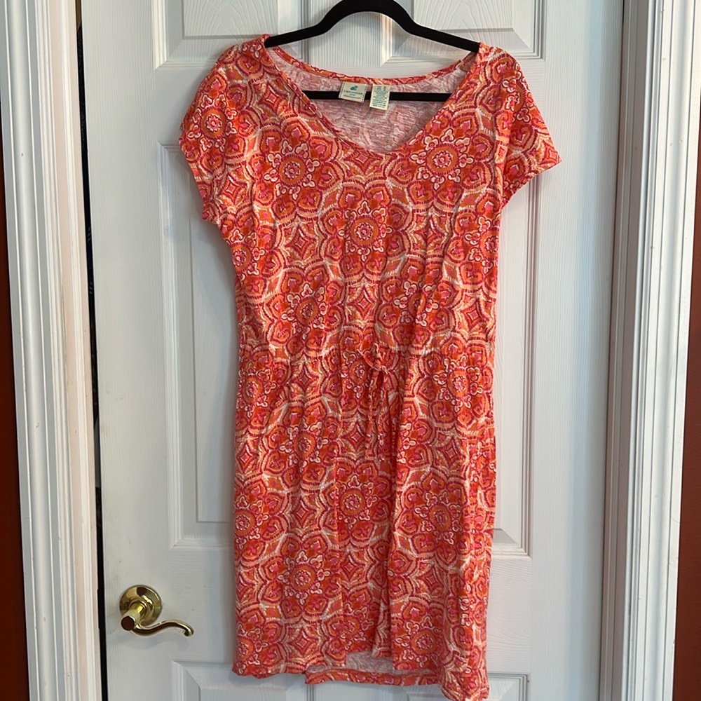 Caribbean Joe, short sleeve cotton dress size medium